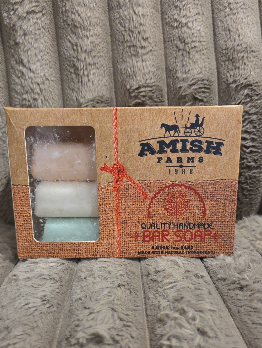 Amish Farms Handmade Bath Soap 5oz Bars - 6 Pk